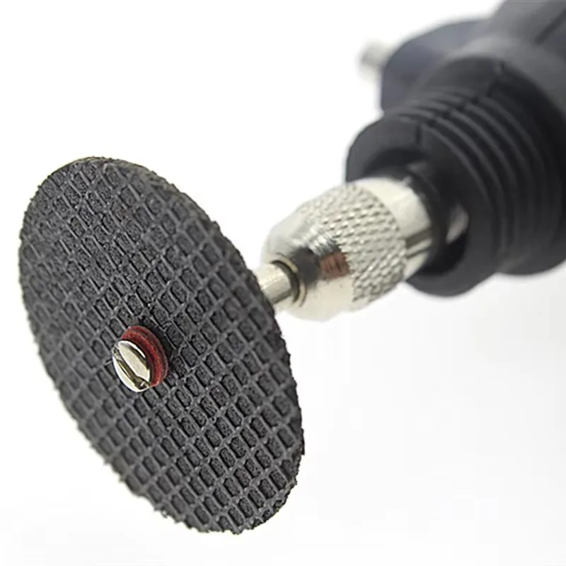 50Pcs 32mm Fiberglass Reinforced Cutting Discs 1.2mm Thick Cut Off Wheels With 4Pcs 3.2mm Mandrels For Dremel Rotary Tool