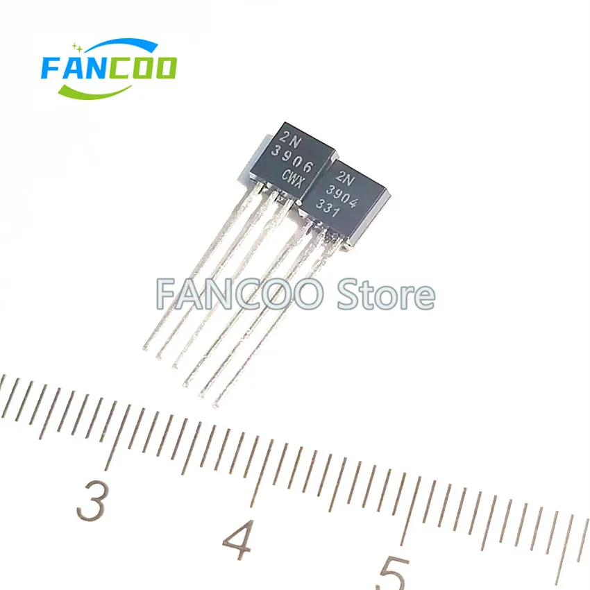 50PCS 2N3906 2N3904 TO-92 NEW Transistor Original Copper foot