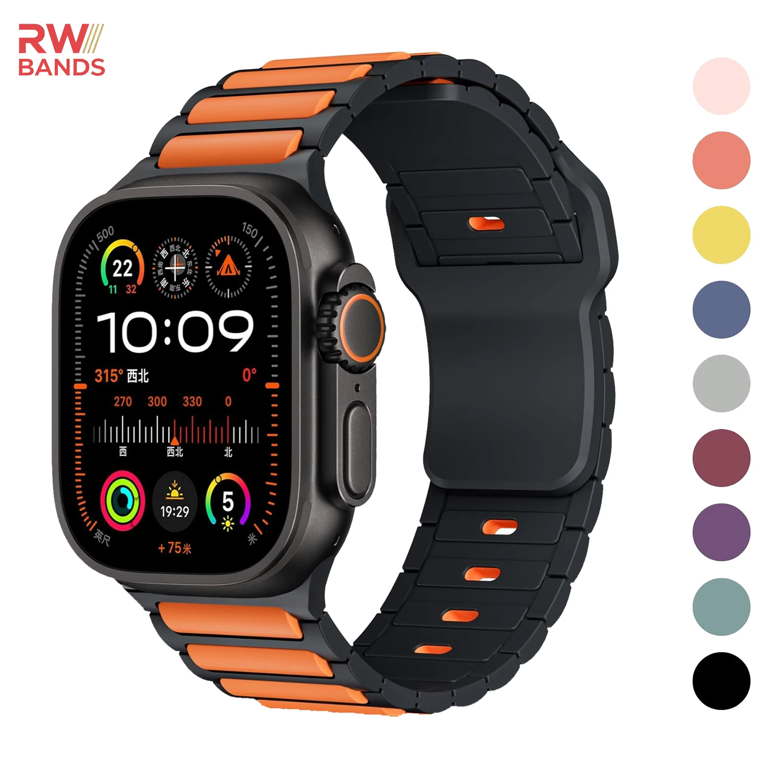 Sportarmband für Apple Watch Bänder 46mm 42mm Ultra 2/3 49mm 40mm 41mm 45 44mm Silikon-Armband IWatch Series 11 10 9 8 SE 7 Band