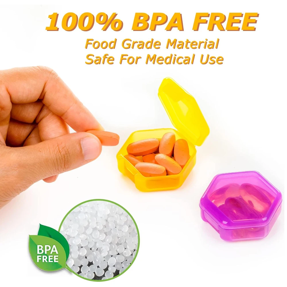 Organizador de Pílulas Mensal de 31 Dias com 32 Compartimentos, Estojo Diário para Armazenamento de Vitaminas, Suplementos e Medicamentos