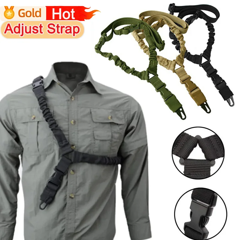 Shot Gun Belt Hunting Accessories Tactical 2 Point Sling Shoulder Strap Rifle Rope Belt Airsoft Gun Camera Safety Rope with Meta