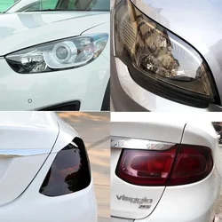 Auto Car Smoke Fog Light Headlight Taillight Tint Vinyl Film Sheet Sticker Waterproof Car Styling Decal