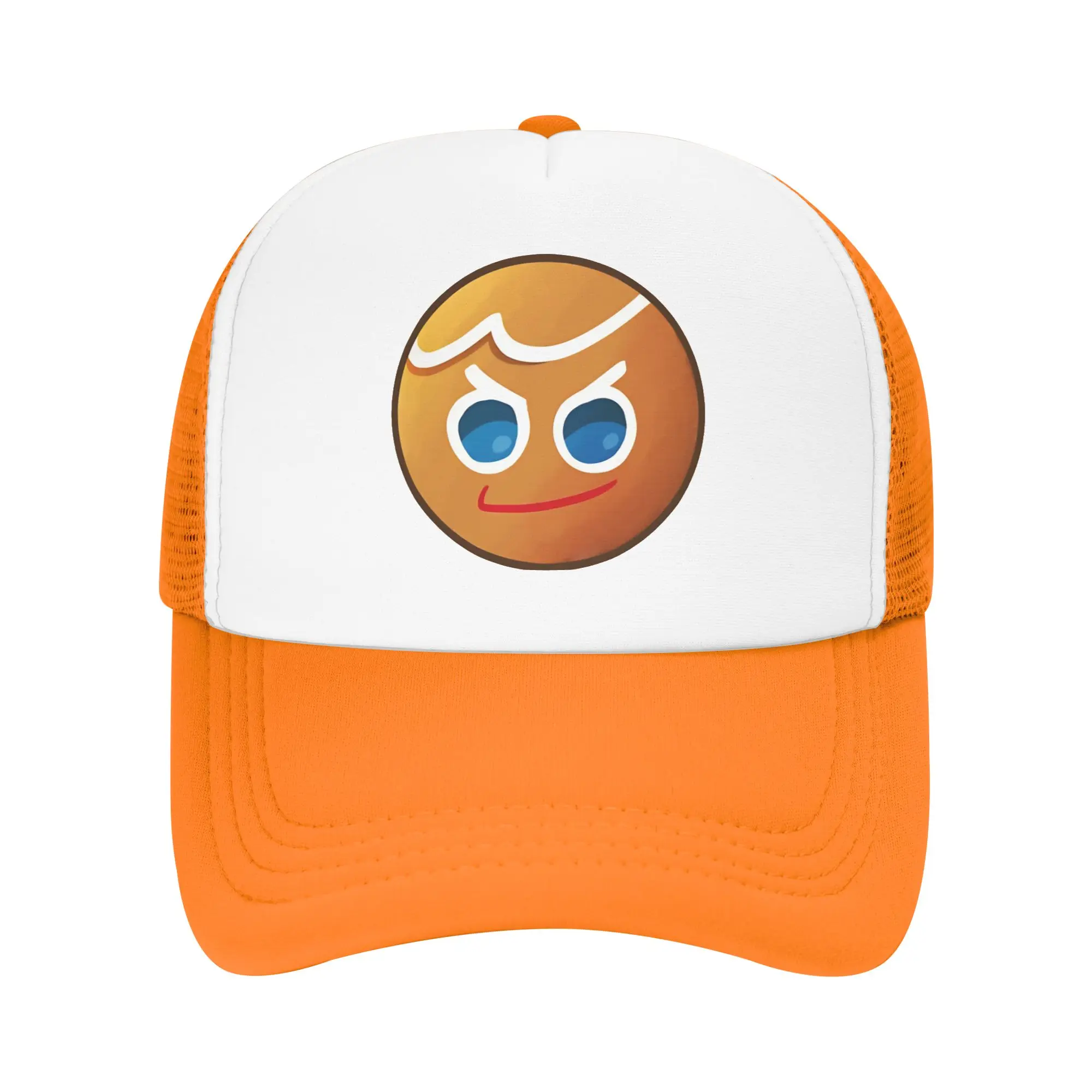 Gingerbrave Cookie Run Kingdom  Mesh Sun Cap Outfits for Men Women Adjustable Baseball Cap Mesh-Back Cooling Breathable Hats