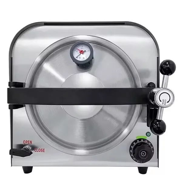 Esterilizador vertical de autoclave dental 18L Ferramenta de esterilização portátil Ferramenta de manicure Esterilizador de calor seco