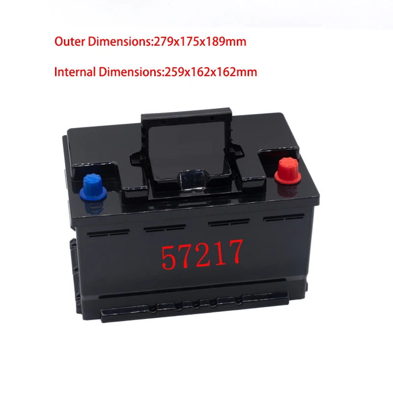 12V 24V Car Starter Battery Storage Boxes Waterproof Plastic Case 3S Li-ion 4S Lifepo4 Battery Case Copper Poles High Current