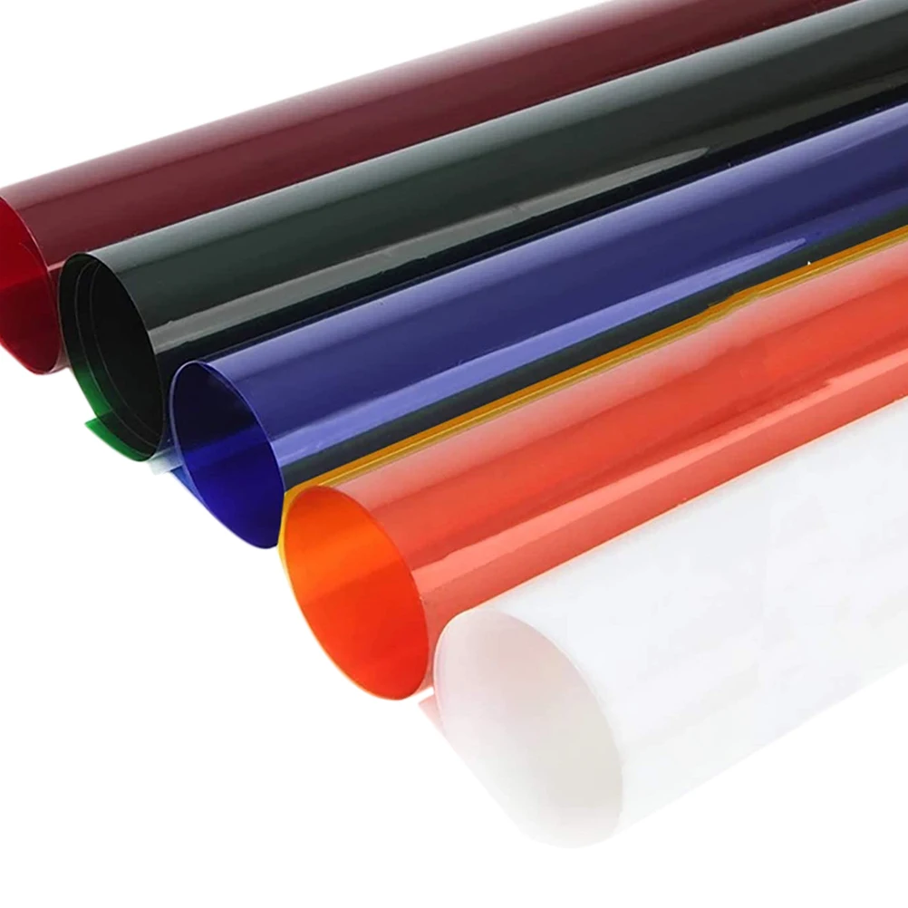 

5Pcs Color Filter Paper High Quality Reusable Durable for Photo Studio Lighting Effects Photography Accessory