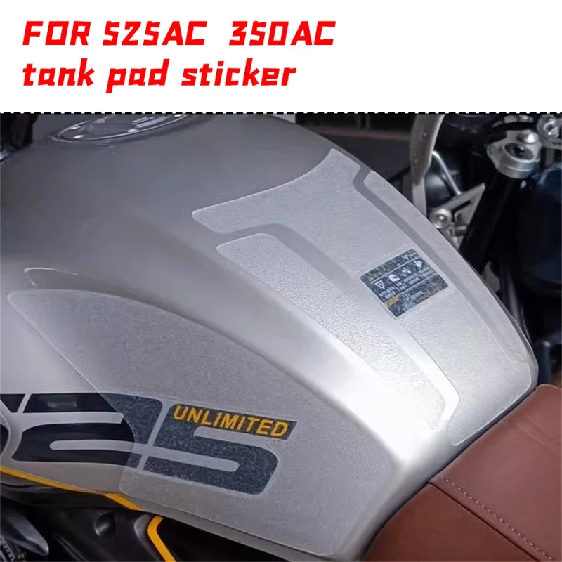 For Loncin Voge 525AC 525 AC 350AC 350 AC 2022 Motorcycle Anti Slip Fuel Oil Tank Pad Side Knee Grip Decal Protector Sticker Pad