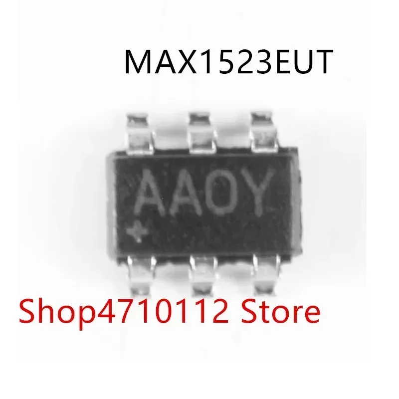 10PCS/LOT MAX1523EUT MAX1523 MARKING AAOY SOT23-6