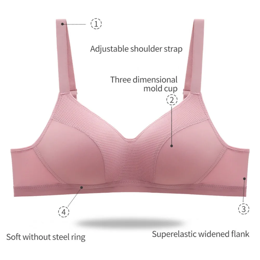 Push up sem fio profundo v sutiã close-fitting anti-flacidez sutiã para mulher lingerie reunidos seios sem costura roupa interior meninas