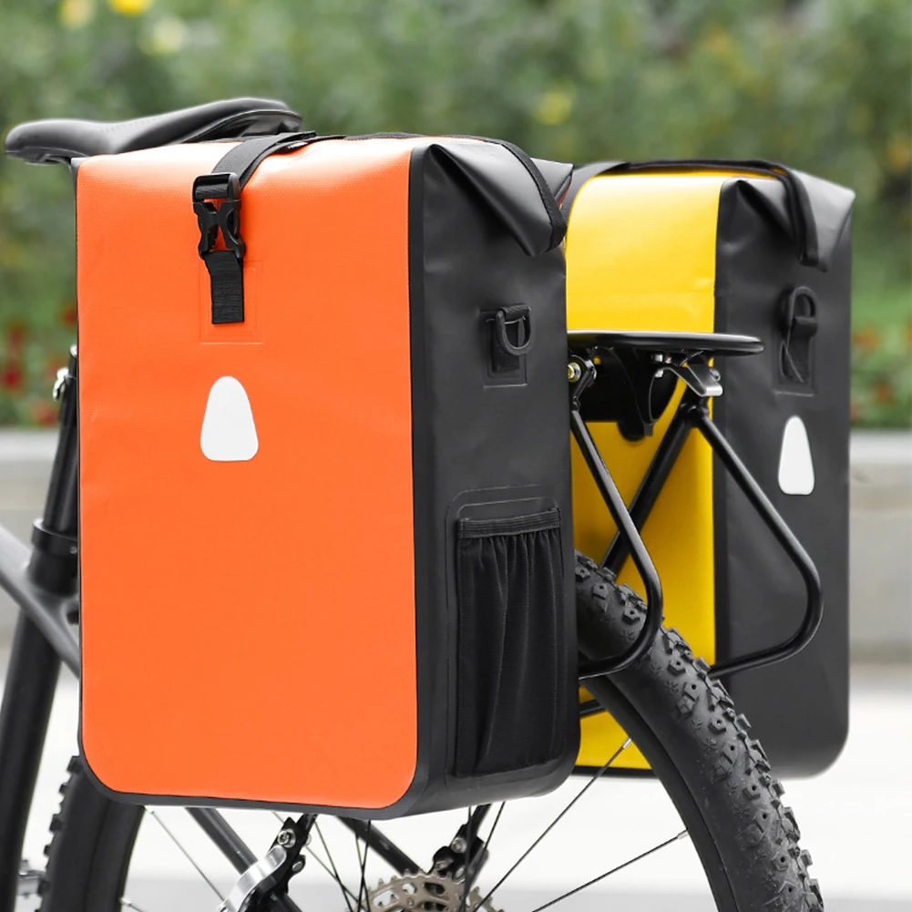 

Bike Cargo Bag Bicycle Waterproof Pannier Versatile And Portable Multiple Reflective Design Cycling Adventures