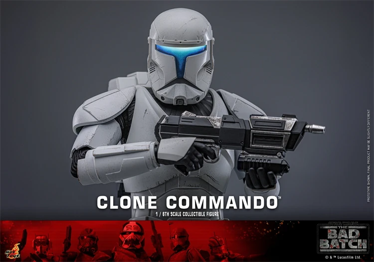 En Stock Hottoys TMS131 Star Wars Star Wars: The Bad Batch Clone Commando Anime figura de acción juguete para regalo modelo colección
