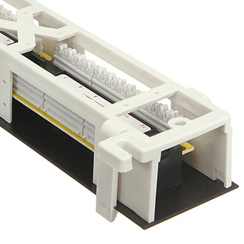 Сетевой набор инструментов, 12 портов, патч-панель CAT6, сетевой Настенный монтажный стеллаж RJ45 с поверхностным настенным кронштейном, прочный и простой в использовании