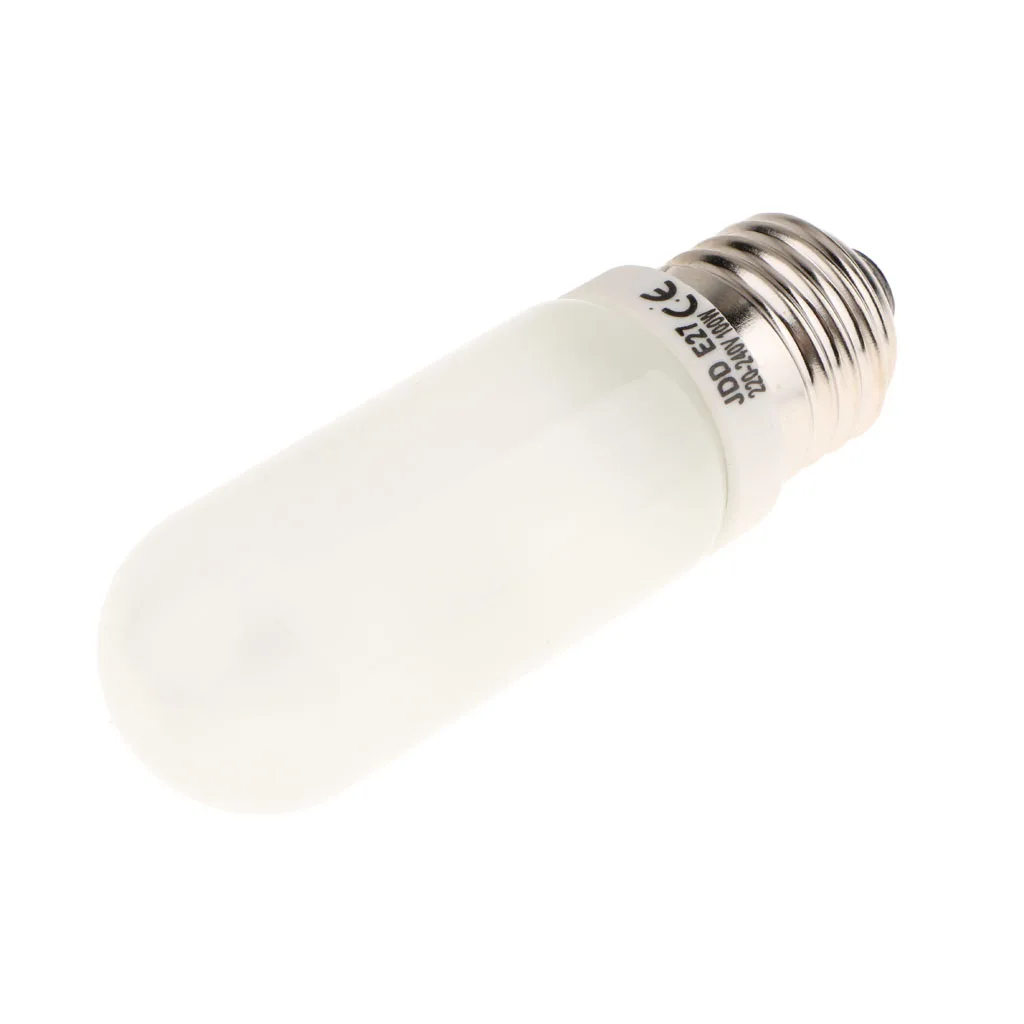 220-240Volt Halogen JDD Type Tubular Medium E27 Bulb, 100-Watt Photo Studio Lighting