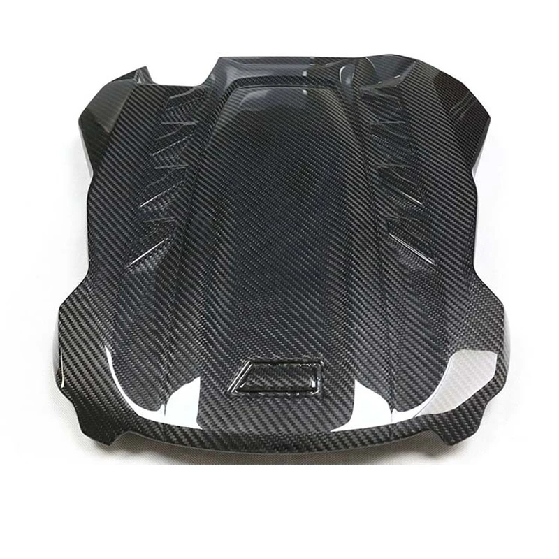 Full Dry Carbon Fiber Engine Cover Material Engine Bonnet Hood Cover Trim Protector Panel Guard For BMW X5M F95 X6M F96 2019-IN