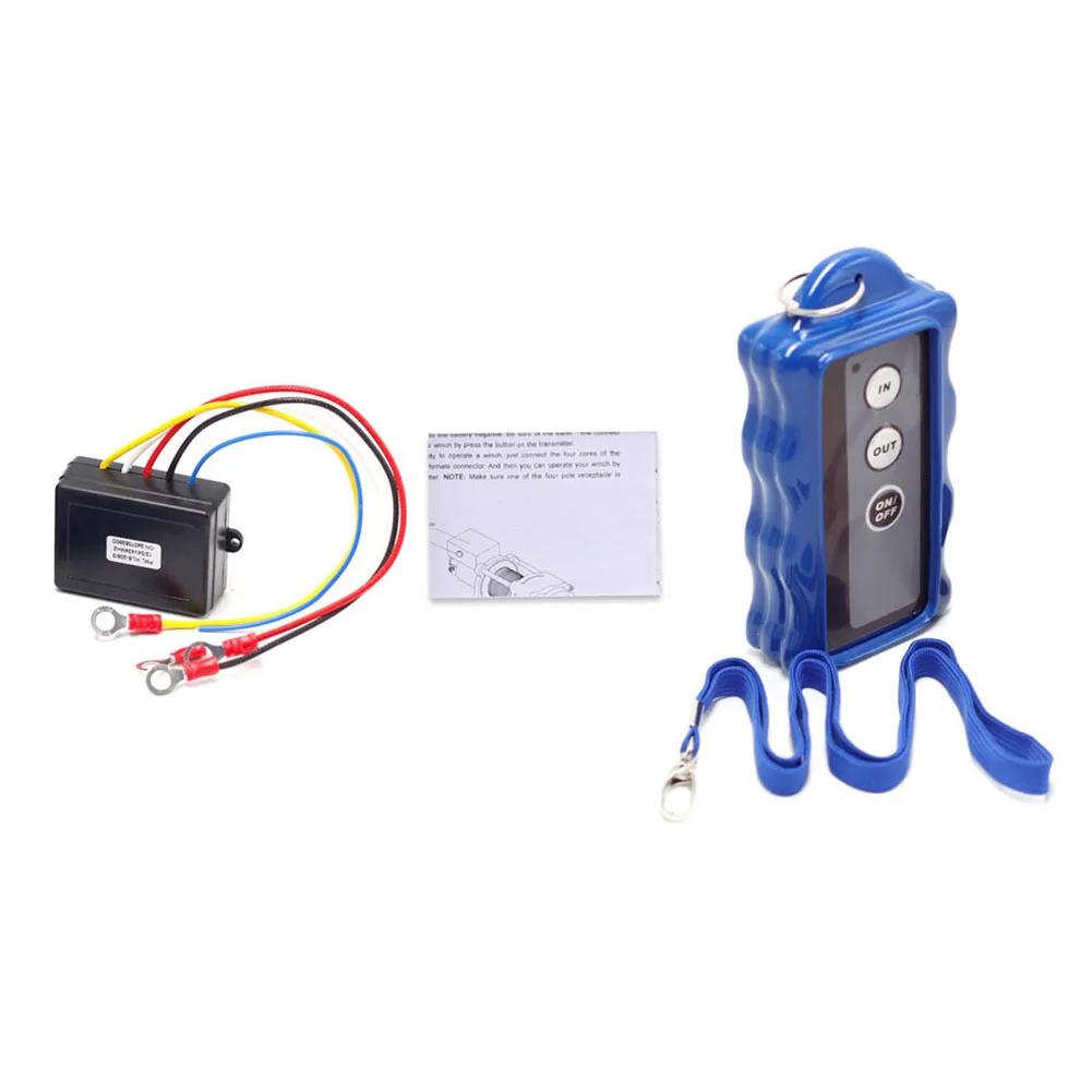 434MHz Remote Control Electric for winch Control Drop-Resistant Design Efficient for winch Operation Remote Control As Shown