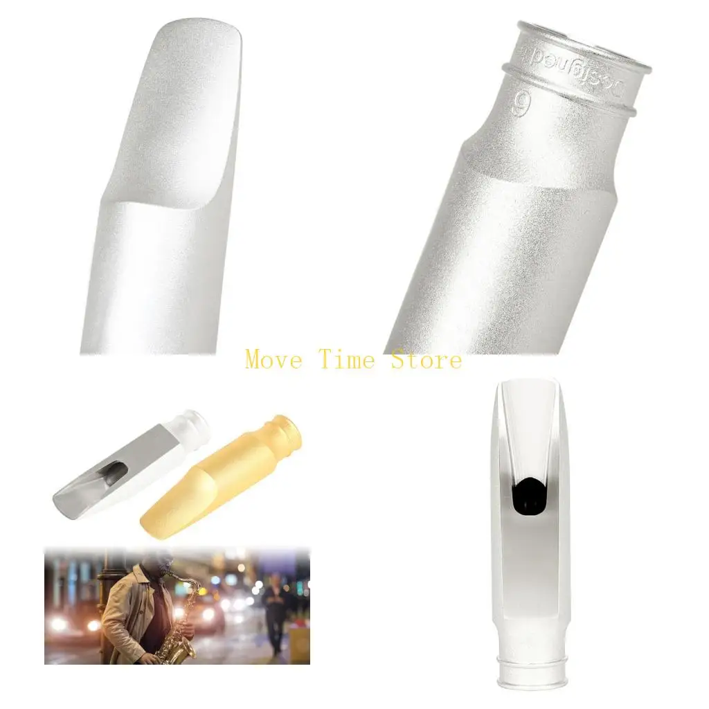 

92ME E Flat Altos Sax Mouthpieces Brass Altos Sax Saxophone Mouthpiece with Cap & Ligatures Musical Instruments Accessories