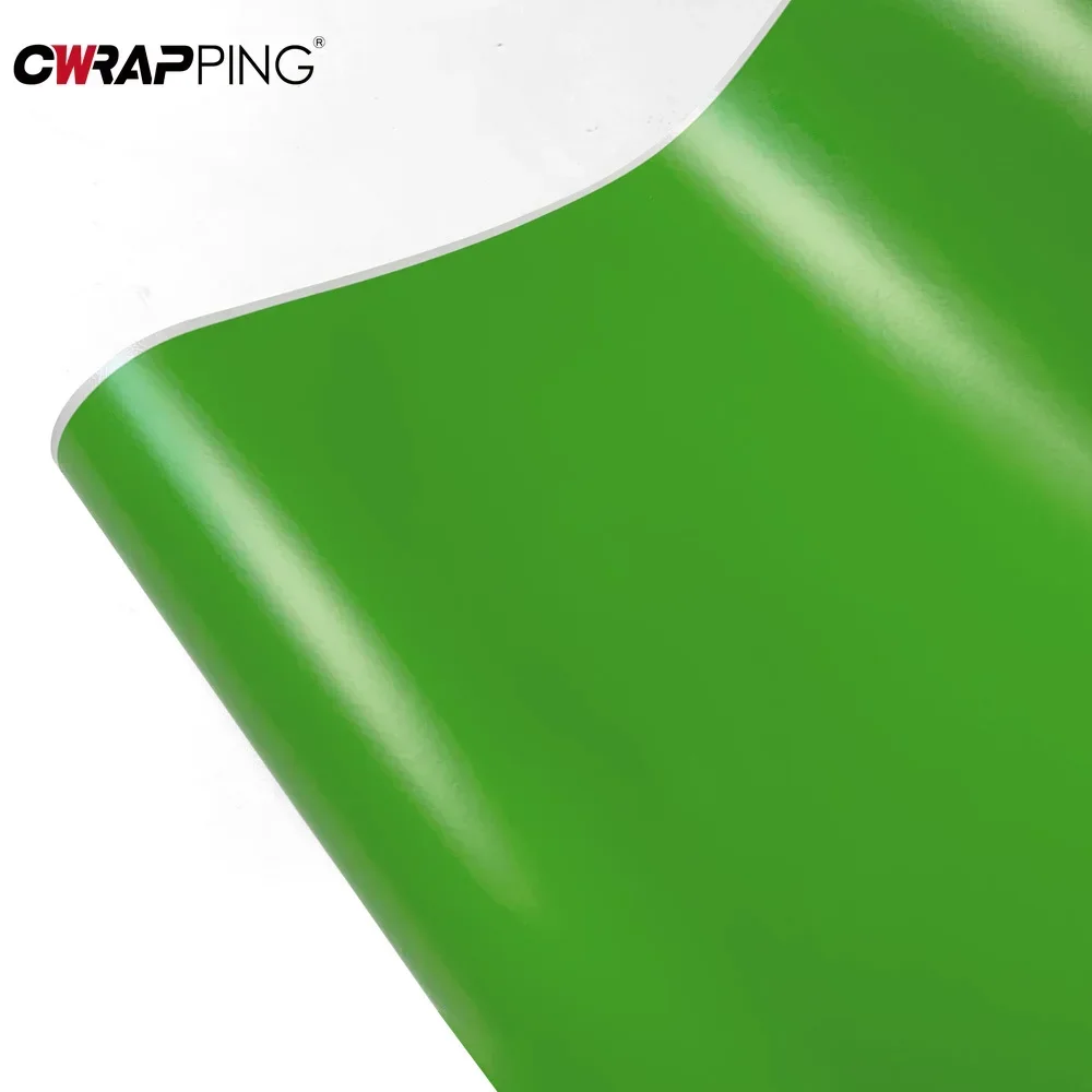 Car Color Changing Sticker Apple Green Matte Vinyl Wrapped Self-adhesive Decal Rearview Mirror Anti-scratch Auto Accessories