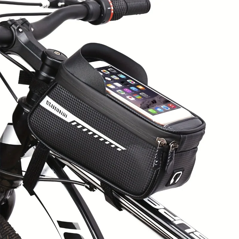 AliExpress Waterproof Bike Front Frame Bag with Touch Screen Sun Visor Cycling Storage and Phone Holder for Bicycles
