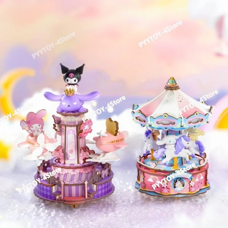 

Sunset Park Music Box Rotating Ferris Wheel DIY Assembly Kit Handmade Craft Creative Musical Gift For Kids Girls Boys Birthday