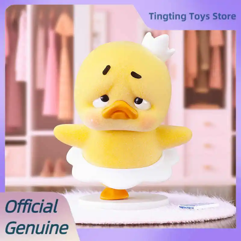 Genuine Upsetduck Stop The Spiral Duck Series Blind Box Desktop Ornament Model Toys Upsetduck Mystery Box Cute Figurine Gift