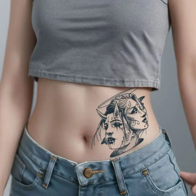 

New Flower Arm Fairy Herbal Tattoo Stickers Leg Semi-permanent Fake Tattoo Men Women Waterproof Long-lasting Temporary Tatuajes