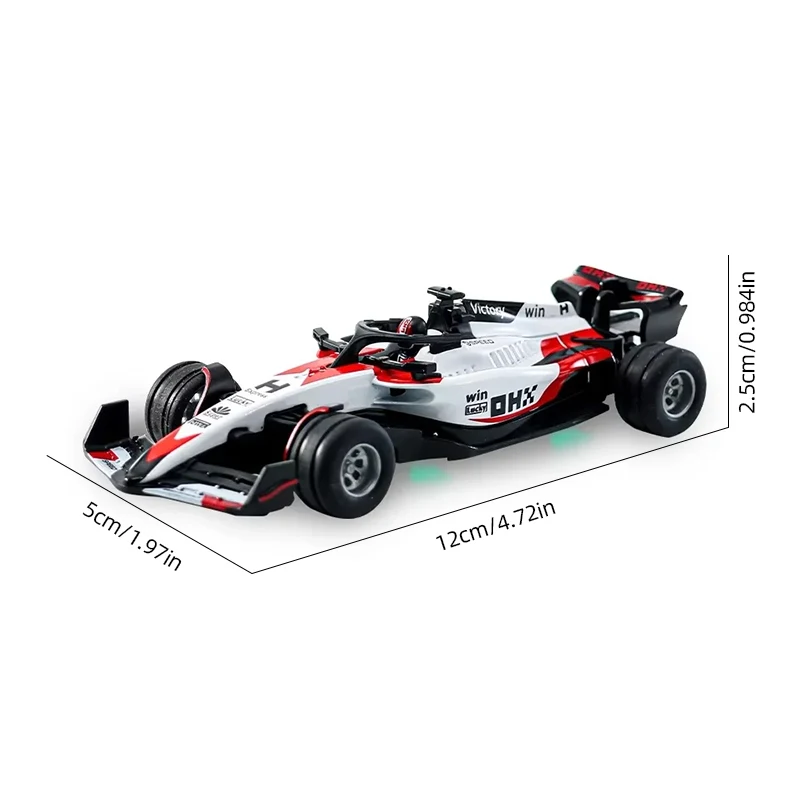 1:64 RC Car Mini Alloy Cars Model Desktop Vehicle Die Cast Formula Racing Children's Remote Control Car Toy Kids Boys Gifts image 6