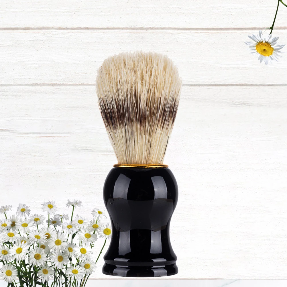 

Styling Beard Brush for Men Cleaning Shave Bristles Long Term Durable Smooth H Portable Gift Razors Grooming Tool