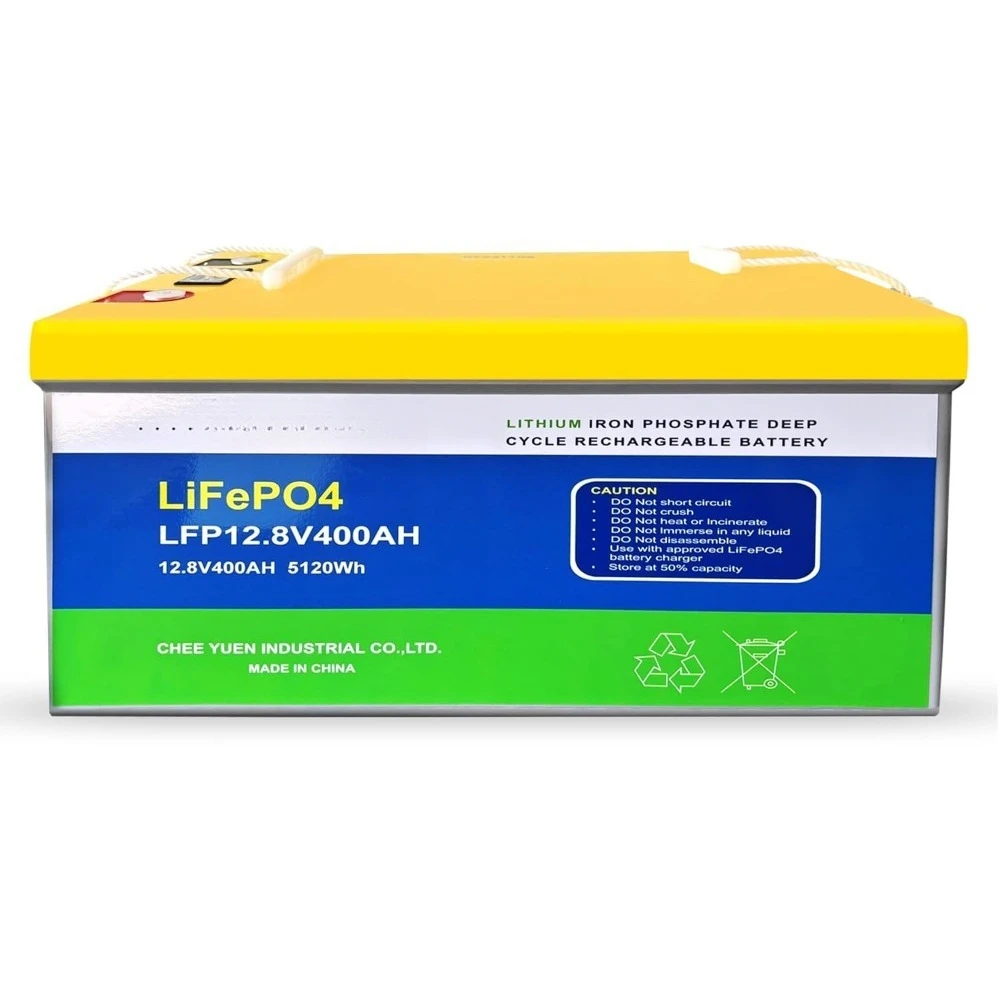 

400Ah Lithium Battery with Backup - LiFepo4 Solar Battery with Built-In 250A BMS & 12V Lithium Deep Cycle Batteries, Customized