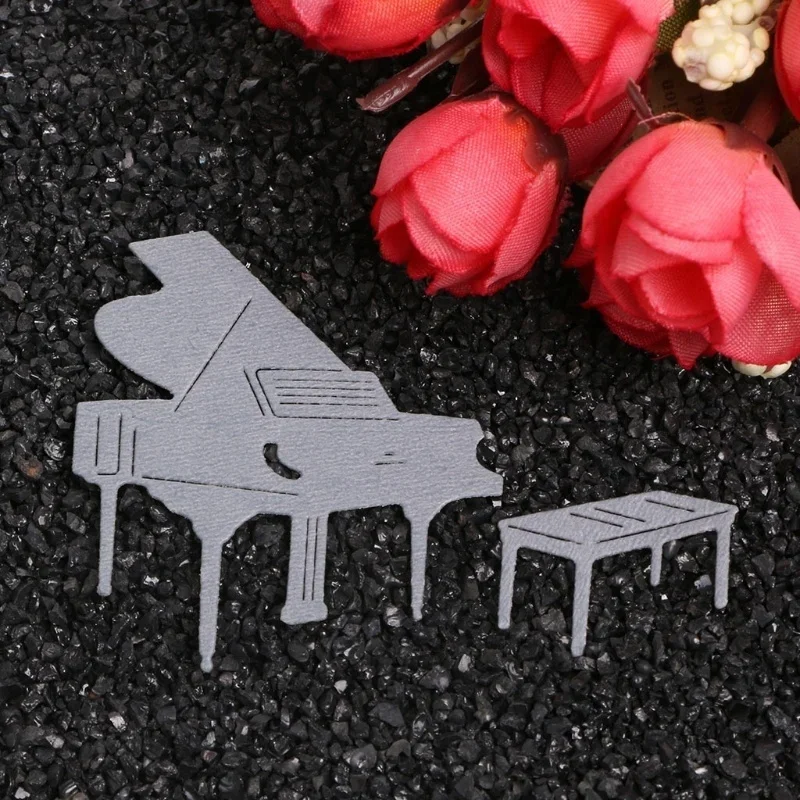 Piano Metal wykrojniki szablony Album do scrapbookingu DIY wytłaczana karta albumu prace ręczne z papieru