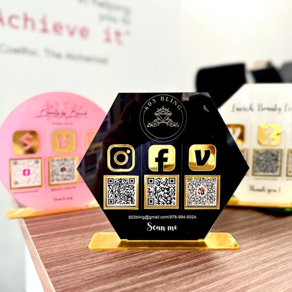 Custom Qr Code Acry…