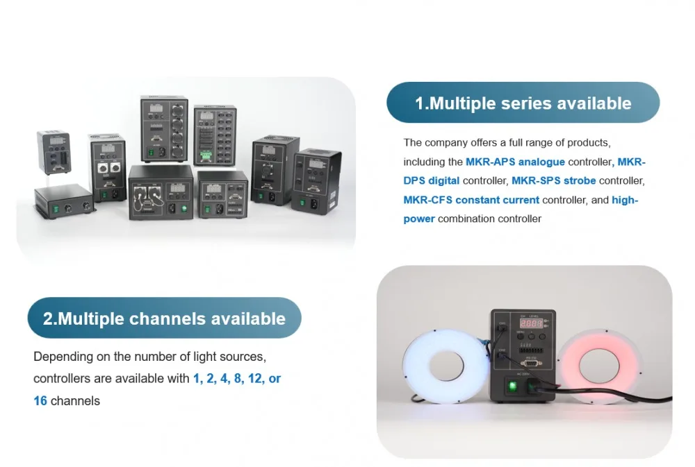 

2026NEW MUKEREN External Power Supply 2-Channel PWM Digital Controller200W Max Load 3PIN2 Connection Machine Vision Illumination