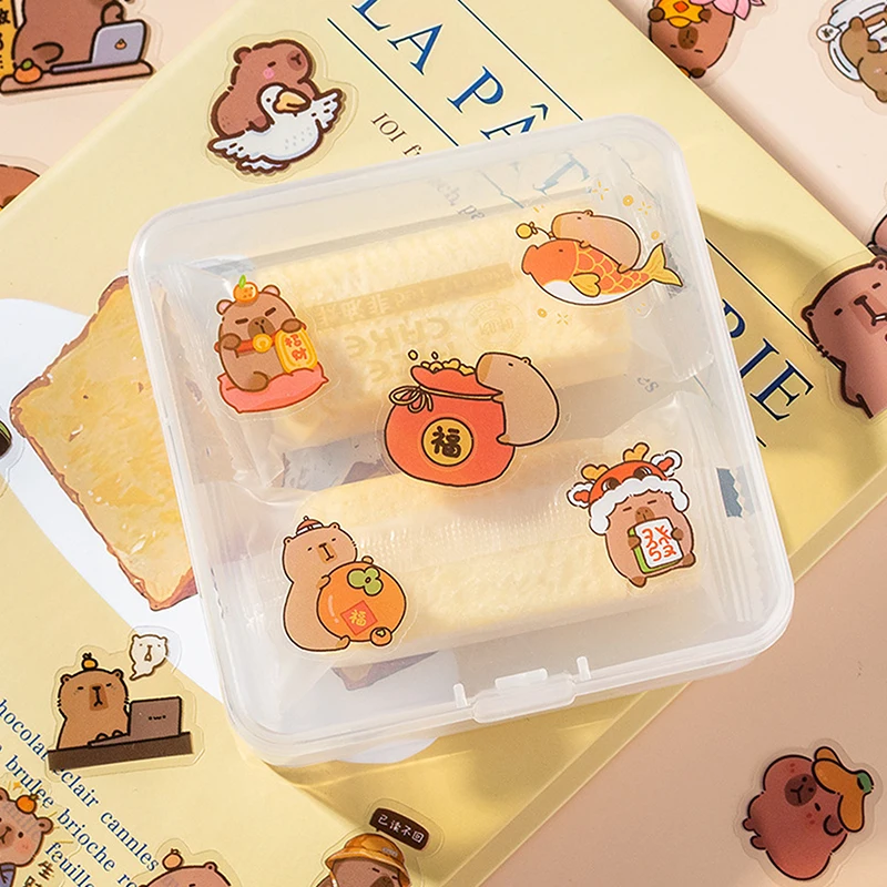 50ชิ้นสติกเกอร์การ์ตูนน่ารักน่ารักสำหรับผู้หญิงหญิงสาวสติกเกอร์กันน้ำใสสติ๊กเกอร์ตกแต่งไดอารี่