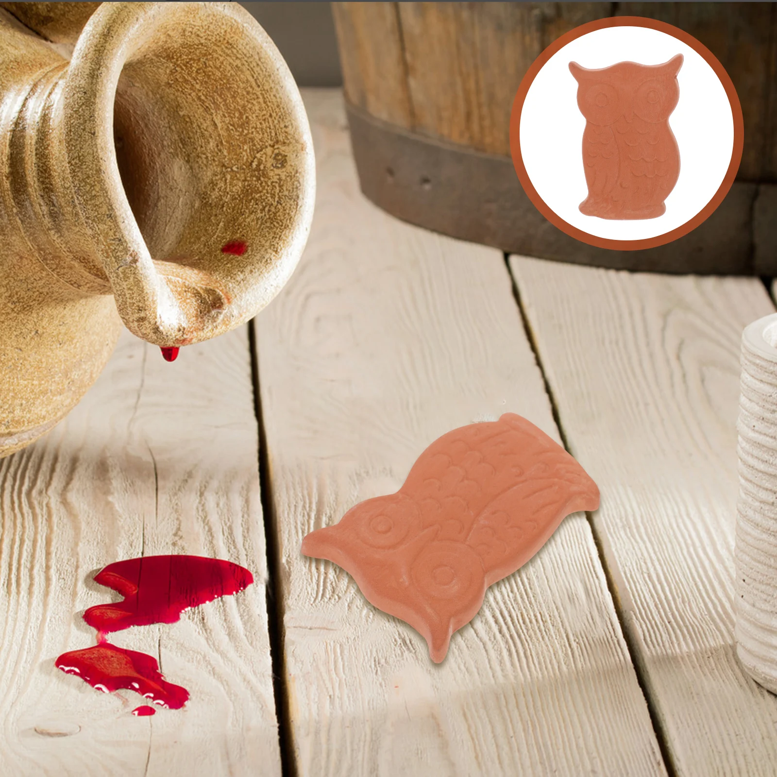 

Terracotta Brown Sugar Keeper Reusable Moisture Retention Disc Food Storage Container Sugar Saver Humidity Regulator For Dried