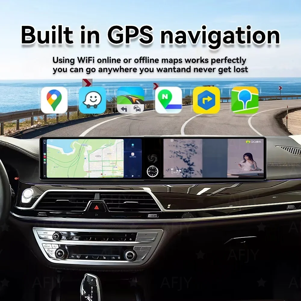 Dual Screen Android Car Radio Carplay Screen For BMW 7 G11 G12 2015 2016 2017 2018 Multimedia Player GPS Navigation Head Unit
