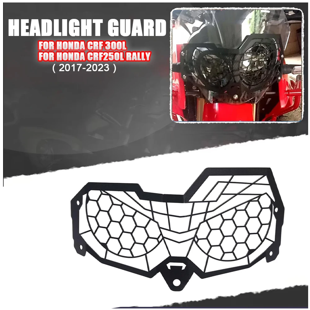 

Headlight Guard Protector Grille Protective Cover For Honda CRF300L CRF300 Rally CRF 300 L CRF 300L 2021-2023 Accessories