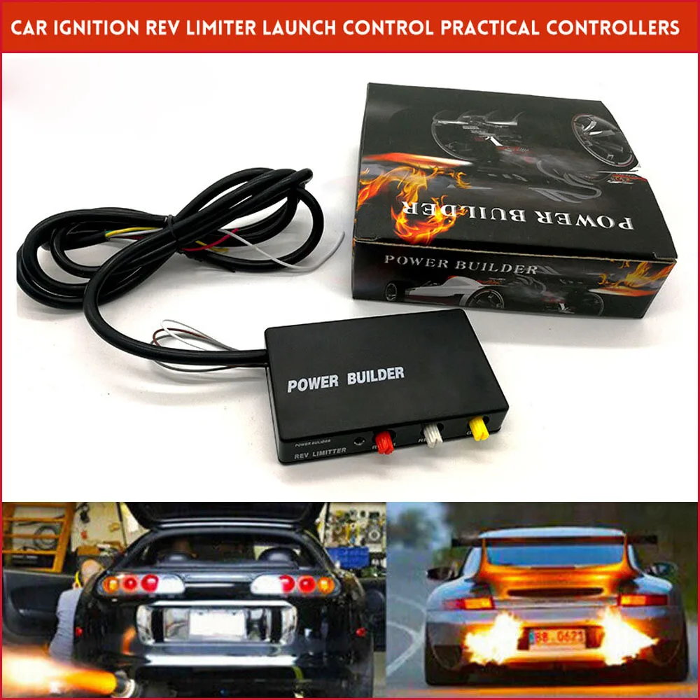 Exhaust Flame Kit Car Ignition Rev Limiter Launch Control Practical Controller Flamethrower Device Automotive Modification Parts