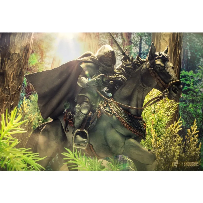 

Four Horsemen Studios Genuine Mythic Legions Series Eagle Rider Duban Mobile Toy Doll Grey Horse Mount Finished Product Model
