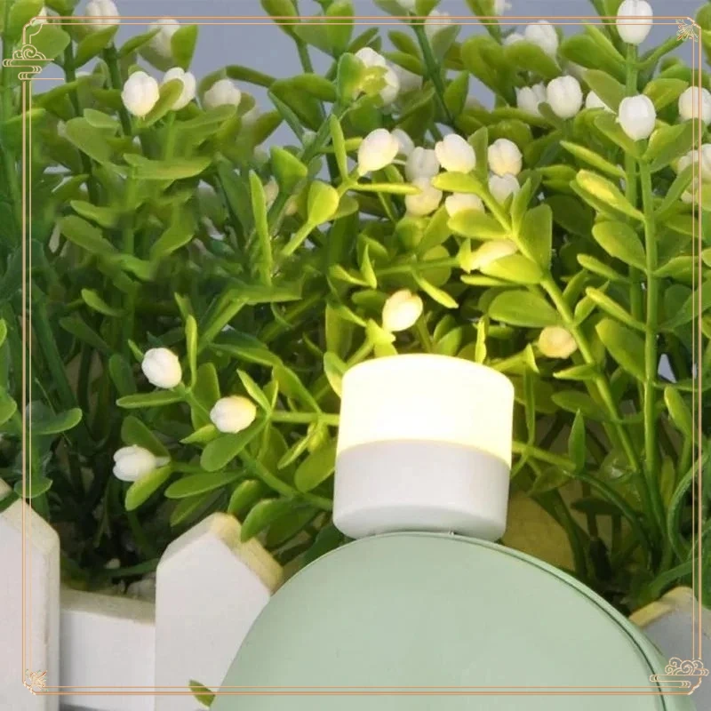 10Pcs Mini USB Night Light Warm White Eye Protection Book Reading Light USB Plug Computer Mobile Power Charging LED Night Lamp