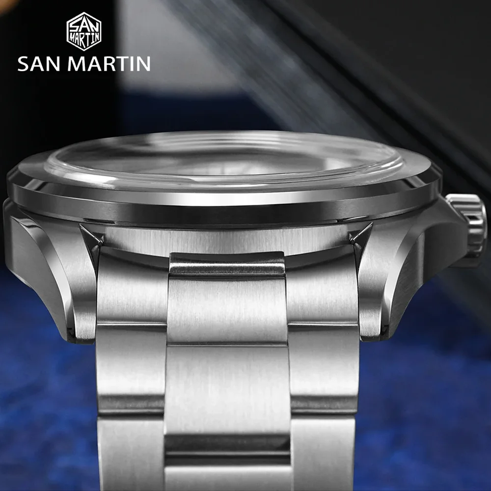 San Martin Original 2024 New Gada Fashion Sport Watch 39mm NH35 Automatic Mechanical Men Watches Dress Waterproof 100m Luminous