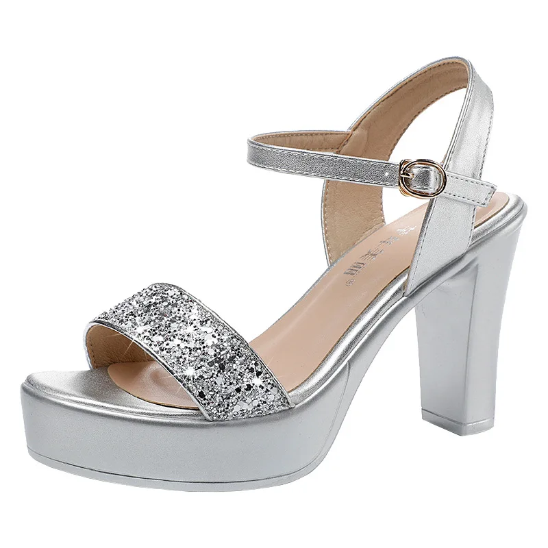 32-43 Bling Women Sandals Woman Summer Female High Heels Party Shoes Platform Sandal Designer Shoes Women Luxury High Quality