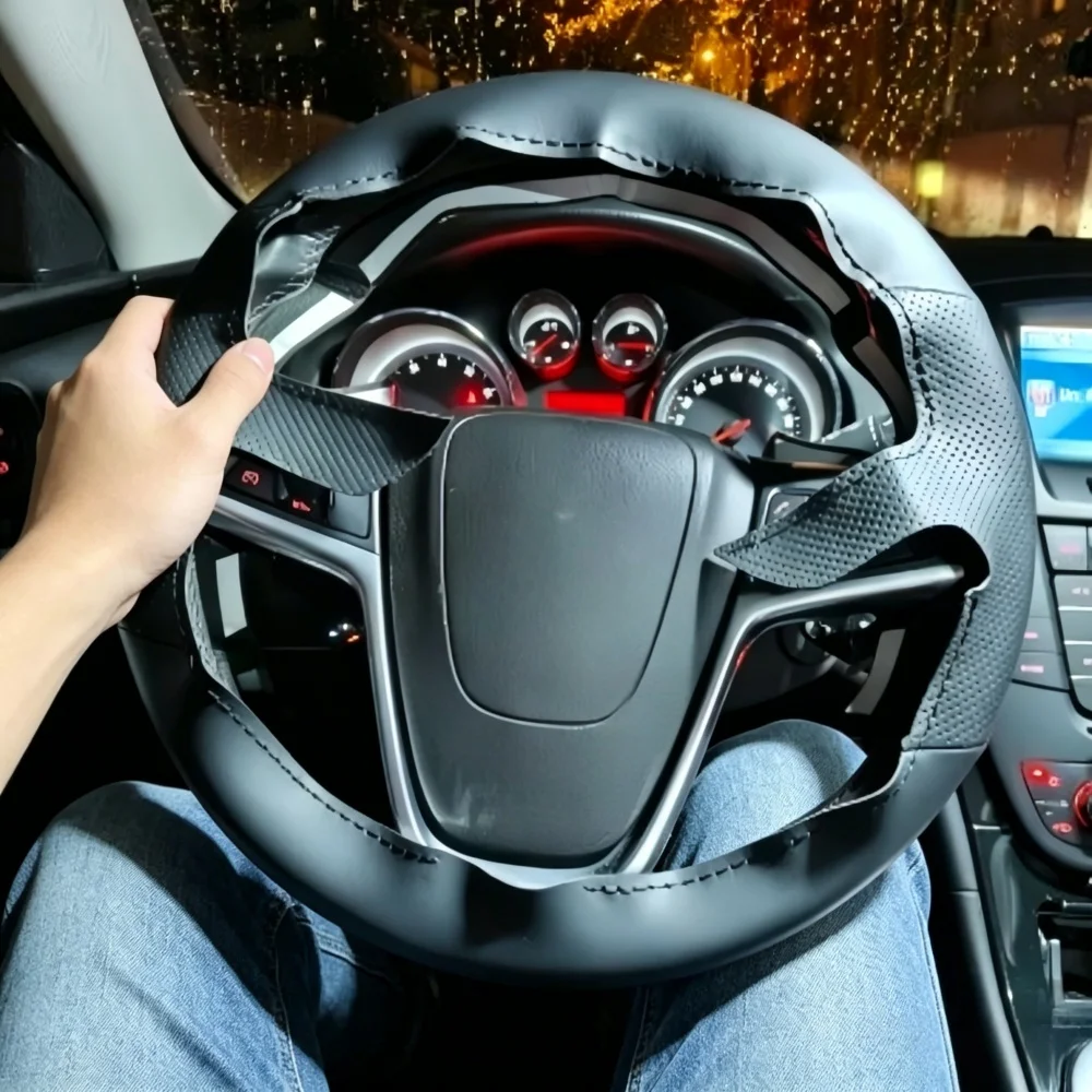 Hand Stitched Non-slip Artificial Leather  Steering Wheel Cover For Opel Insignia 2008-2013 Astra (J) Cascada Mokka 2012-2019
