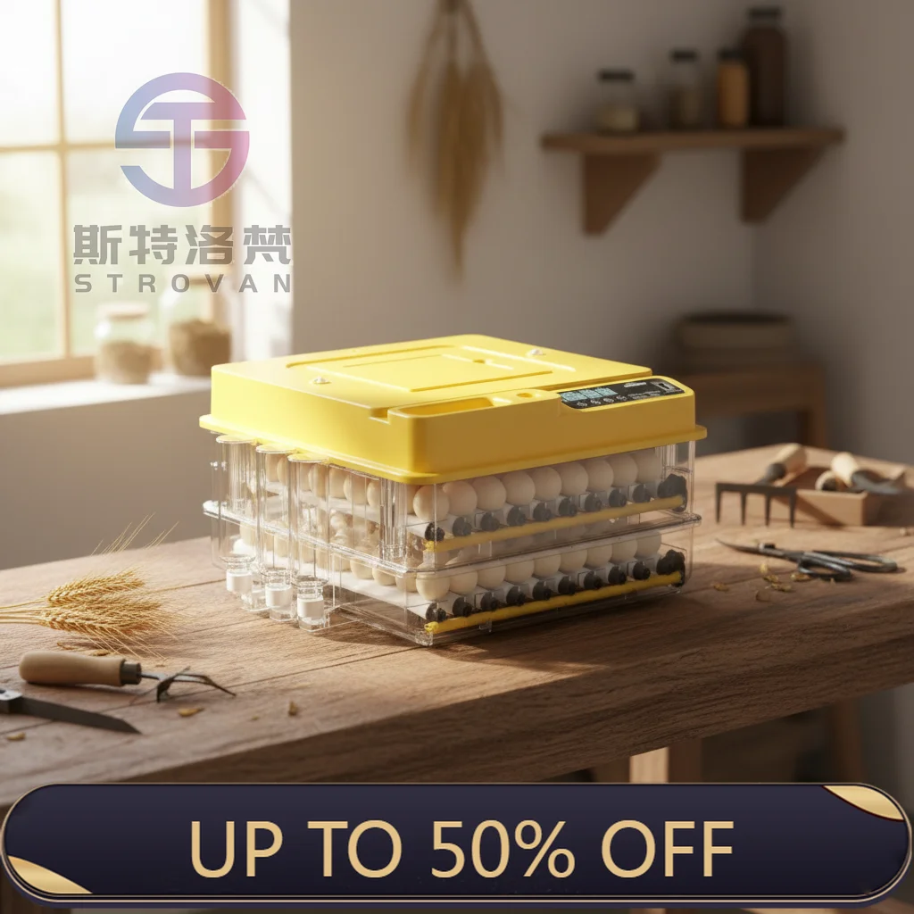 Commercial Chicks TW128 Incubator and Hatcher Hatch Duck Eggs Incubator Digital Control Type