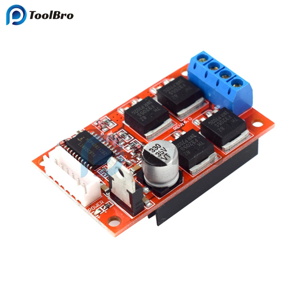 450W 20A H Bridge DC Motor Speed Controller Driver Module DC 12-36V PWM Level Motor Control Switch Forward Reverse Brake