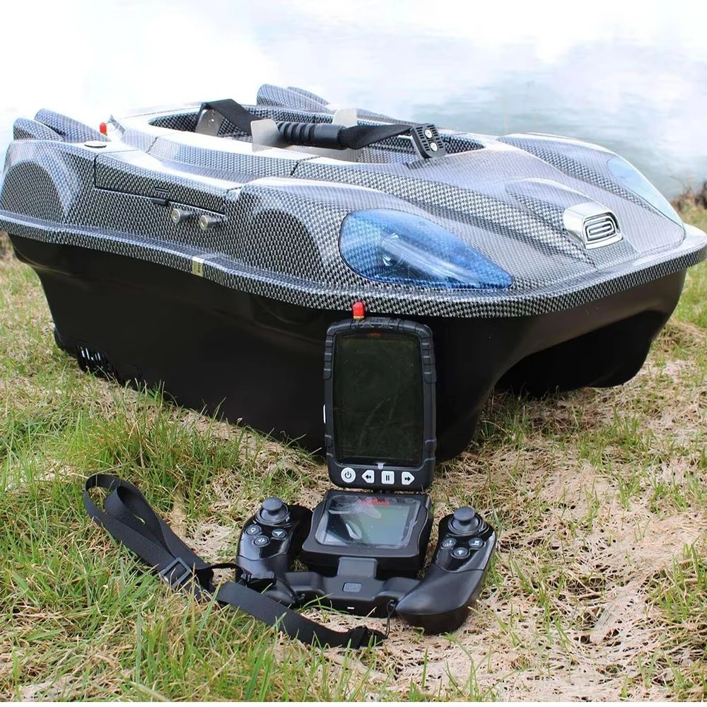 500meter Range Remote Control Fishing RC Bait Boat Leader with Fishfinder view 6