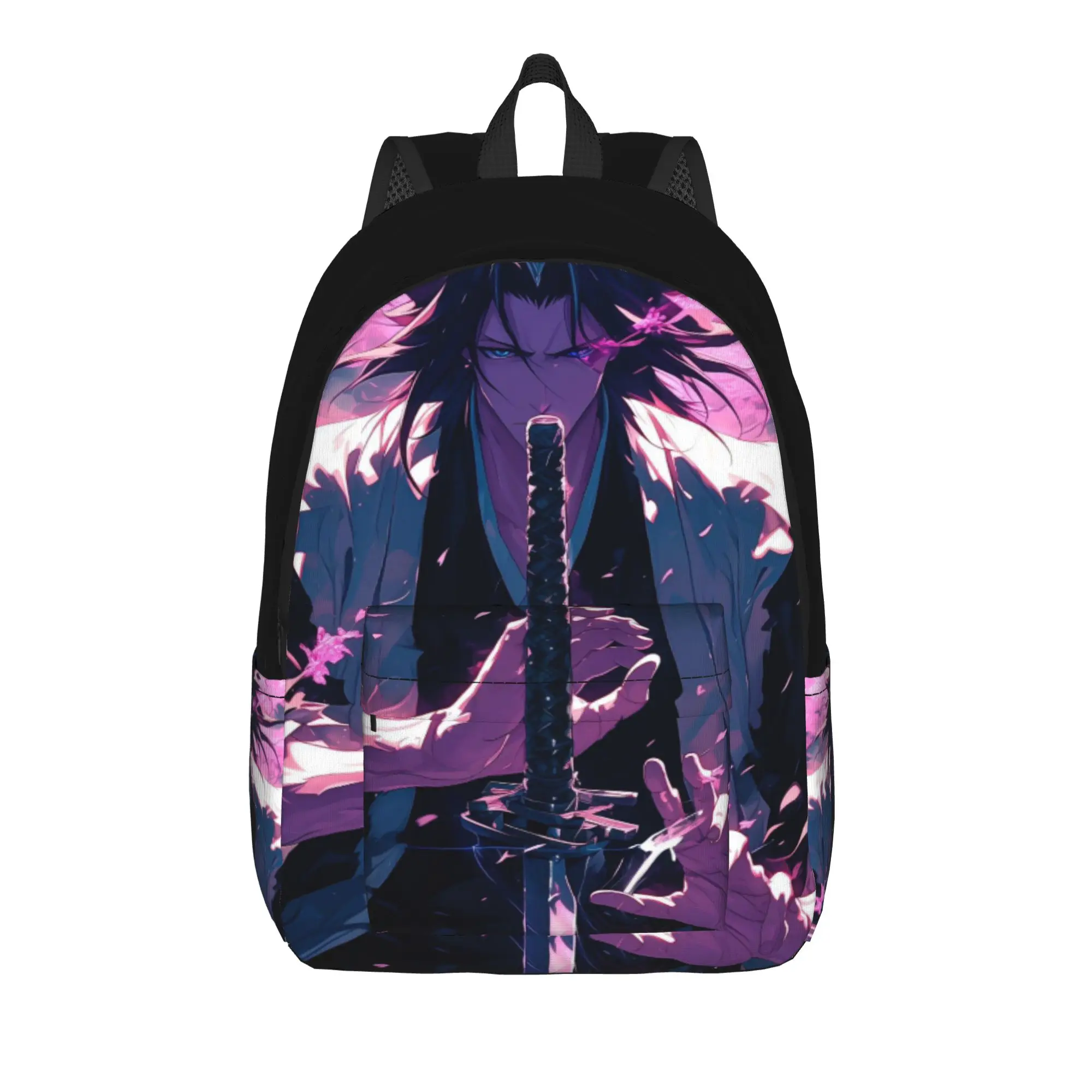 

Back to school season Byakuya Kuchiki (2) Schoolbag Bleach Men Women Adult Fashion Backpack