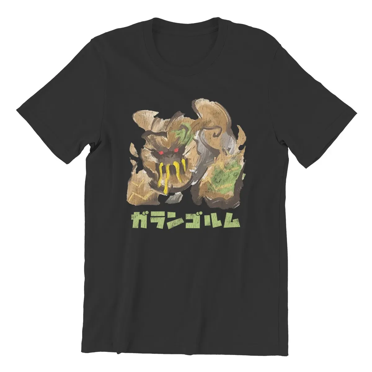 Monster Hunter Rise Sunbreak Garangolm Kanji T-Shirts Men RPG video game Leisure Pure Cotton Tee Shirt  T Shirts Adult Clothes