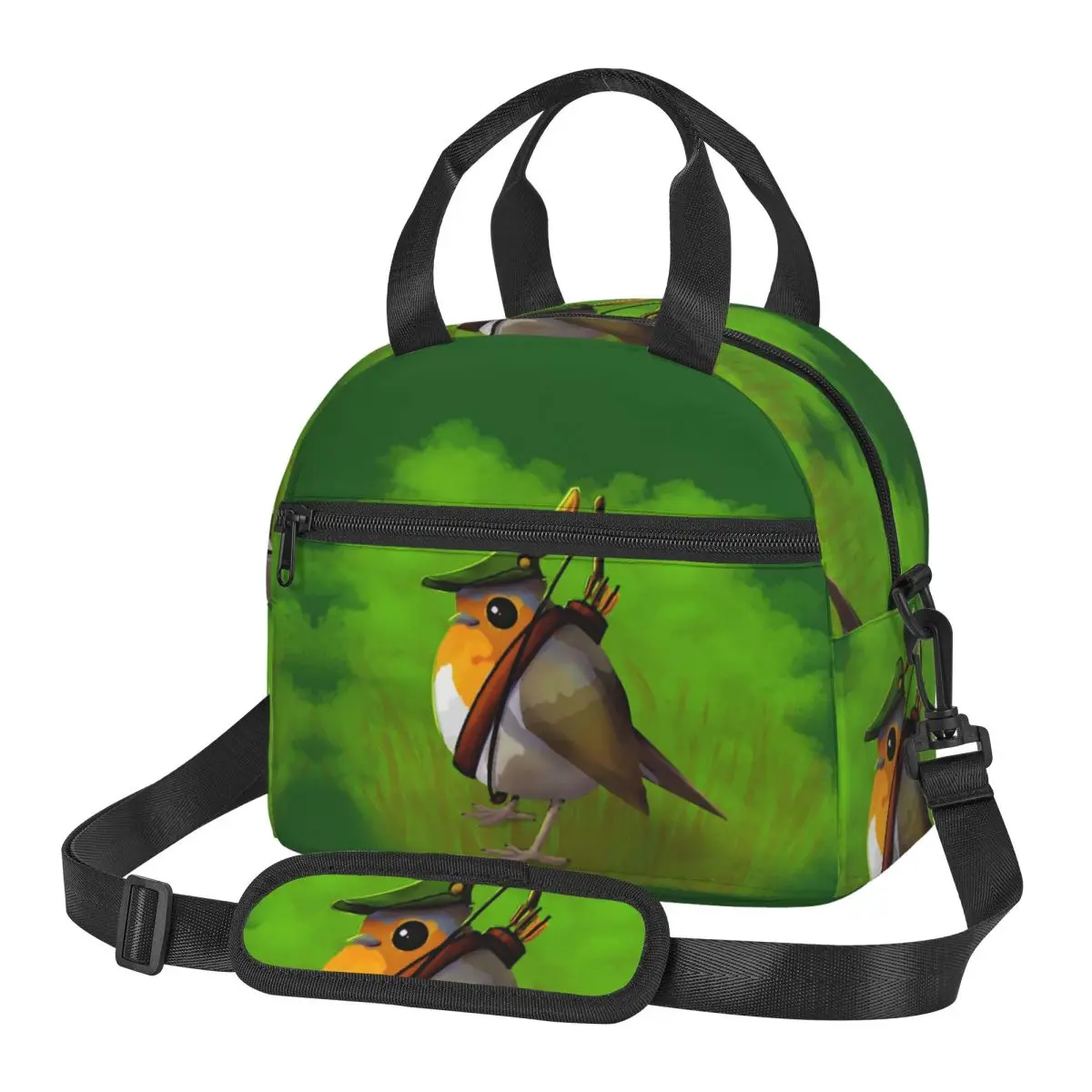 Robin-Hood Lunch Bags Insulated Bento Box Resuable Lunch Tote Picnic Bags Cooler Bag for Woman Work