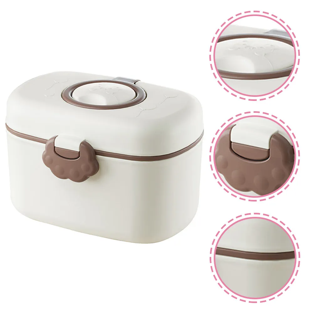 

1Set Compact Lightweight Baby Food Container Formula Storage Box for Milk Powder Snacks Complementary Foods Travel Essential