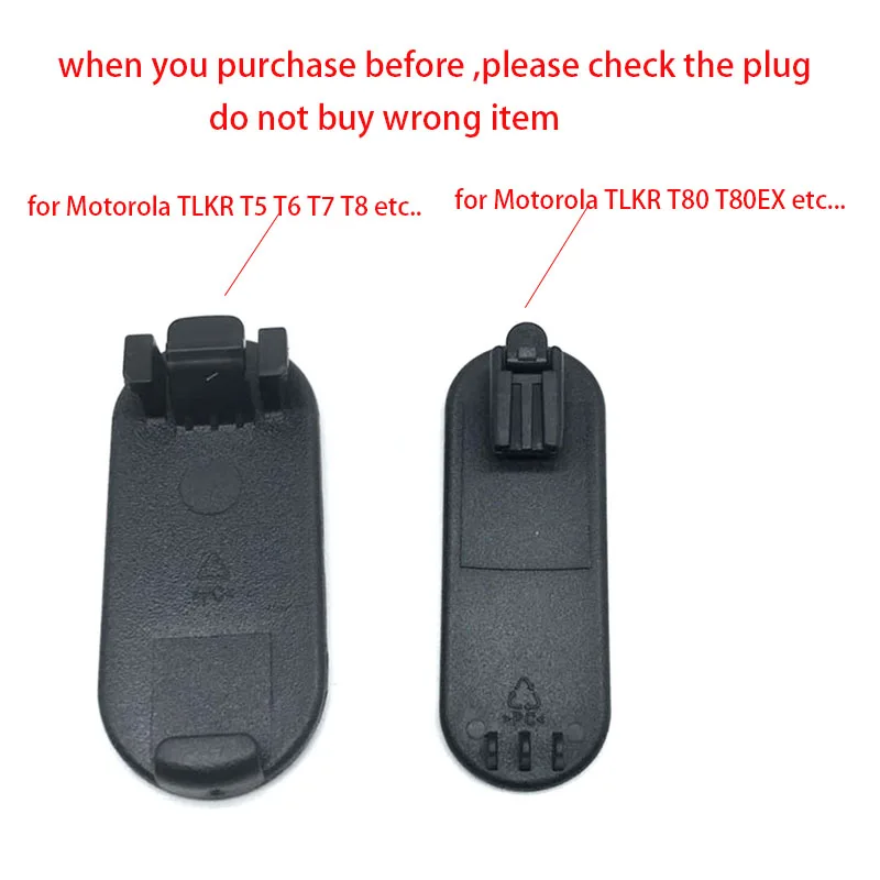 

1pcs Battery Back Belt Clip Waist Clip for Motorola TLKR T5 T6 T7 T8 T4 T40 T50 T60 T82EX T82-EXTREME T80 T80EX T60 T82 Radio