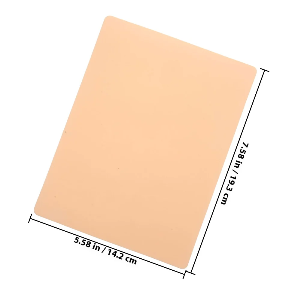 10 قطعة ممارسة الوشم الجلد سيليكون قابلة لإعادة الاستخدام المحمولة ل الحاجب Microblading الشفاه الوشم الجلد وهمية لممارسة الوشم